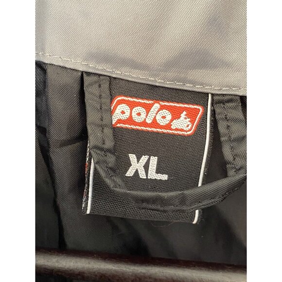 Polo Motorrad Gray & Black Men's XL Motorcycle Biker Riding Jacket Reflective - Picture 9 of 16